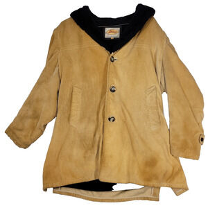 Vintage Lakeland Sportswear Coat Jacket Mens Sz 46 Brown Corduroy Winter Fall